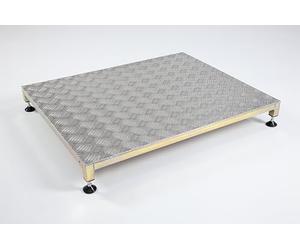 The Ramp People Metal Half Step - Adjustable Non Slip Outdoor Half Step Mobility Walking Aid (Large (760mm x 610mm)