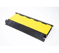 The Ramp People Outdoor Cable Protector Ramp - 3 Channels Pedestrians & Vehicles - Pavement, Driveway, Car Park Cable Cover Wire & Cable Management