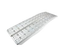 The Ramp People Pair of Curved Aluminium Loading Ramps 1360kg capacity 2.3m | ATV, UTV, Golf Buggy, Quad Bike, Mower Loading Ramps 2330mm | Lightweight & Portable