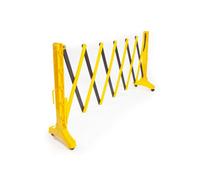 The Ramp People Plastic Expandable Barrier On Wheels Black & Yellow (Expands Up To 3.5M) Safety Barrier