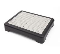 The Ramp People Plastic Half Step 9cm Anti Slip Black/Grey | 3 Design Options | Lightweight & Portable | Indoor & Outdoor Use in Homes & Gardens