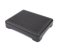 The Ramp People Plastic Half Step Black - Outdoor Mobility Step Anti-Slip Lightweight Self-Draining