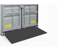The Ramp People Rubber Container Ramp - Pallet Truck & Forklift Ramp - 10,000kg Capacity 150mm - 300mm (150mm)