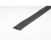 The Ramp People Rubber Outdoor Cable Cover (2000kg capacity, 20mm Diameter) (6m) Black Driveway Pavement EV Cable Protector