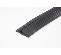 The Ramp People Rubber Outdoor Cable Cover 8m, 20mm Diameter | EV Cable Protector Wires External Indoor Anti-slip Cut to Length Pedestrian Car Vehicles Portable Reuseable Snap Open