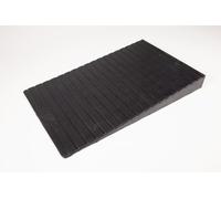 The Ramp People Rubber Ramp 7.4cm - 10cm, 500mm Wide Ramp for Motorbike, Cars, Pets Step Ramp, Kerb Ramp (78mm)