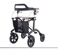 The Ramp People Saljol Allround Rollator - Small - Black Folding Outdoor Walker Mobility Aid