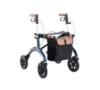 The Ramp People Saljol Carbon Fibre Rollator - Blue - Small Folding Lightweight