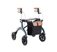 The Ramp People Saljol Carbon Rollator - Blue - Medium - Lightweight Folding Outdoor Walker