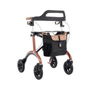 The Ramp People Saljol Carbon Rollator - Small - Red - Lightweight Walker Outdoor