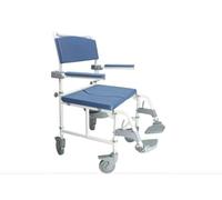 The Ramp People Shower Commode Chair on Wheels (Attendant) Height Adjustable Toilet Aid