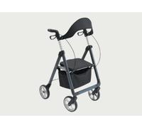 The Ramp People Trp7 Lightweight Rollator - 4 Wheeled Folding Rollator - Backrest & Bag Height Adjustable Blue Walker