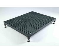 The Ramp People Turning Platform for Wheelchairs, Mobility Scooters | Height Adjustable Outdoor Self-draining 1m x 1m Turning Circle