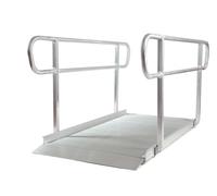 The Ramp People Wheelchair Ramp Handrails for Wheelchairs, Mobility Scooters, Walkers 4ft - 12ft (With Handrails, 4ft)