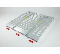 The Ramp People Wide Motorcycle Loading Ramp 2.7M Kit - 3 Ramps 540Kg Capacity Folding Ramps For Motorbike