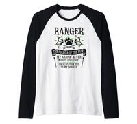The Ranger - Fantasy, RPG, Tabletop RPG, TTRPG, D20 Raglan Baseball Tee