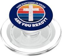 The Rapture is Near Jesus is Coming Are You Ready Prophecy PopSockets PopGrip for MagSafe