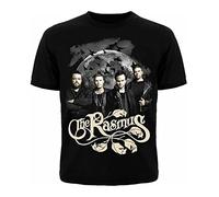 The Rasmus Different Finnish Rock Group Printed T-Shirt Mens Unisex Black Tees L
