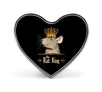 The Rat King Cute Brooch Badge Heart Shape Pin Hat Clothing Jewelry Accessories for Wedding Party Gift