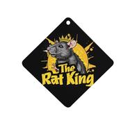 The Rat King Cute Car Air Freshener Hanging Aromatherapy Tablets Car Accessories Rearview Mirror Pendant Decor
