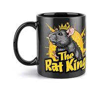 The Rat King Cute Coffee Mug Ceramic Water Cup Tea Cup Coffee Cup with Handle for Office Work