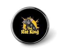The Rat King Cute Round Badges Personalized Button Brooch Lapel Pins for Clothing Decoration
