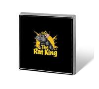 The Rat King Cute Square Badge Personalized Button Brooch Lapel Pins Brooches for Women Men