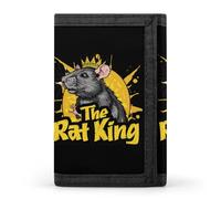 The Rat King Cute Trifold Wallets Slim Coin Purse Credit Card Holder Wallet Money Clip for Women Men