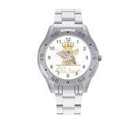 The Rat King Men's Business Watch Fashion Stainless Steel Wristwatches Custom Easy Read Watches for Women