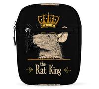 The Rat King Mini Crossbody Bag for Women Men | Small Sling Shoulder Bags with Adjustable Strap for Outdoors Travel Hiking