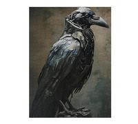 The Raven Abstract Metal Colourful Jigsaw Puzzle for Adults, 500 PCS