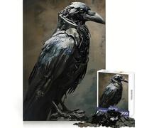 The Raven Abstract Metal Jigsaw Puzzle for Adults 1000 Pieces Think Smart Toy Home Enjoy Accurate Cut Wall Art Decor (50x75cm)