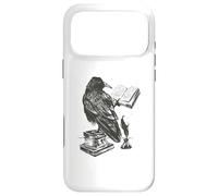 The Raven Book and inkwell & quill pen Edgar Allan Poe Meme Case for iPhone 17 Pro Max