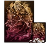 The Raven God 1000Piece Jigsaw Puzzle Paper Jigsaw Puzzles for Adults Challenging Brain Teaser for Teenagers Family Game Night Fun 1000 PCS(38x26cm)