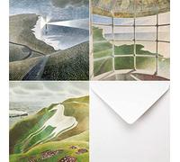 The Ravilious Greetings Card Collection Part Two - 3 Cards & 3 White Envelopes. Printed on 300gm Invercote card stock. All materials are FSC approved.