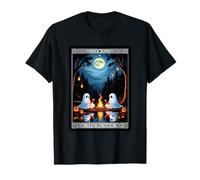 The Reader Ghost Tarot Card Halloween Mystical Reading Night T-Shirt