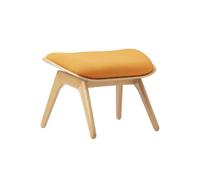 The Reader Ottoman Oak/Tangerine