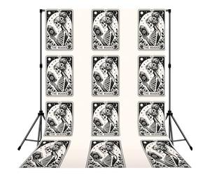 the Reader Printed Photography Background, Reinforced Stitched Edge Cloth, Smooth Backdrop for Portraits