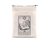 The Reader Tarot Card Bag Book Lovers Gifts Tarot Card Book Sleeve Reader Book Covers for Soft Cover Books Bookish Book Pouch (The Reader)