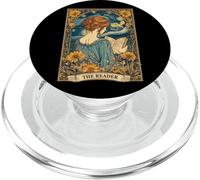The Reader Tarot Card Book Dragon Romantasy Fantasy Bookish PopSockets PopGrip for MagSafe