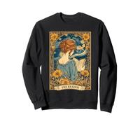 The Reader Tarot Card Book Dragon Romantasy Fantasy Bookish Sweatshirt