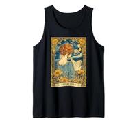 The Reader Tarot Card Book Dragon Romantasy Fantasy Bookish Tank Top