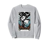 The Reader Tarot Card Bookworm Books Lover Dragon Librarians Sweatshirt