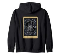 The Reader Tarot Card Mystic Dragon Book Magic Zip Hoodie