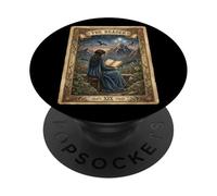 The Reader Tarot Card Romantasy Dragon Fantasy Book Lover PopSockets Adhesive PopGrip