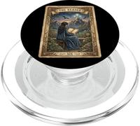 The Reader Tarot Card Romantasy Dragon Fantasy Book Lover PopSockets PopGrip for MagSafe