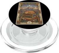 The Reader Tarot Card Sleeping Cat Bookish Fantasy Reading PopSockets PopGrip for MagSafe