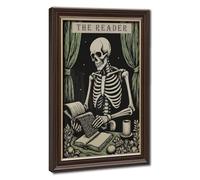 The Reader Tarot, Vintage Reading Poster Canvas Poster Wall Art Decor Print Picture Paintings for Living Room Bedroom Decoration 12" L X 18" W