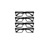 The Reading Glasses Company Black Readers Value 4 Pack Designer Style Mens Womens RRRR92-1 +2.50