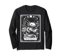 The Readsolotl Axolotl Bookworm Book Reader Tarot Card Long Sleeve T-Shirt